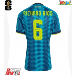 Colombia Richard Rios #6 Segunda Equipación Mujer Mundial 2026 Manga Corta